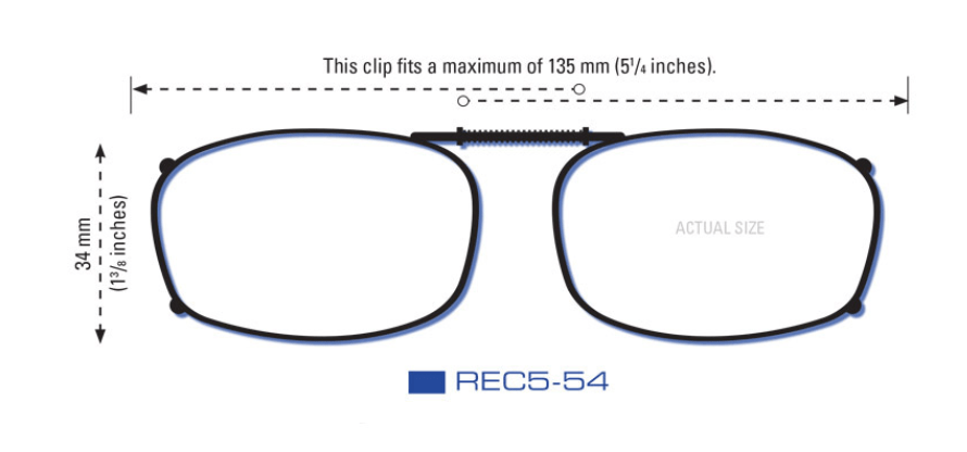 Cocoons Clip-Ons Polarized Glasses REC5 gray