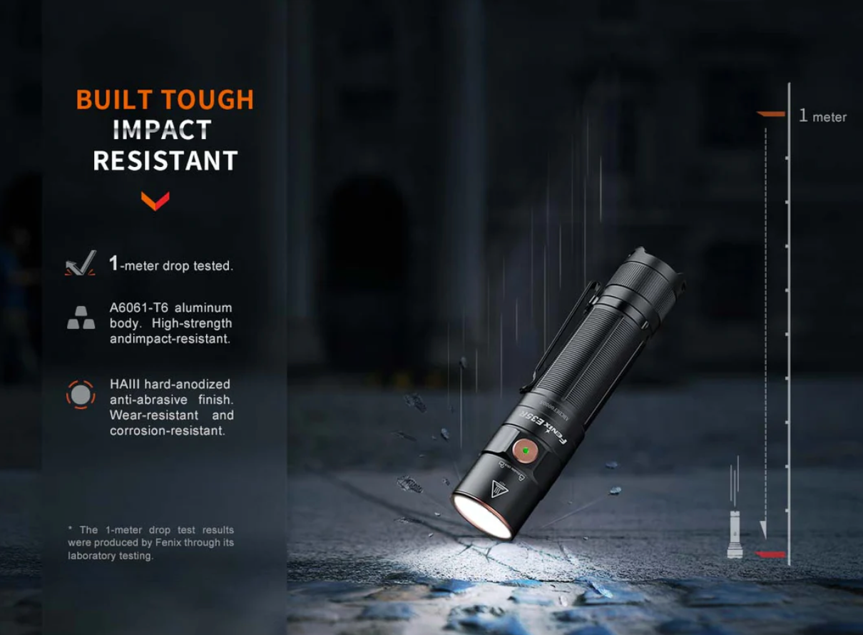 FENIX E35R RECHARGEABLE EDC FLASHLIGHT