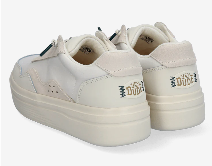 HeyDude Hudson Lift Sport Women's Sneakers Cream