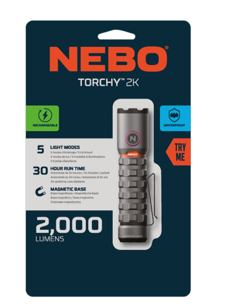 Nebo Torchy 2k USB-C Flashlight