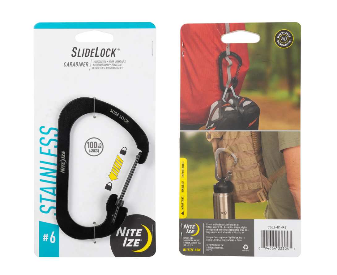 Nite Ize SlideLock® Carabiner Stainless Steel