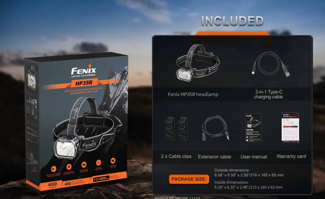 Fenix HP35R Professional Headlamp